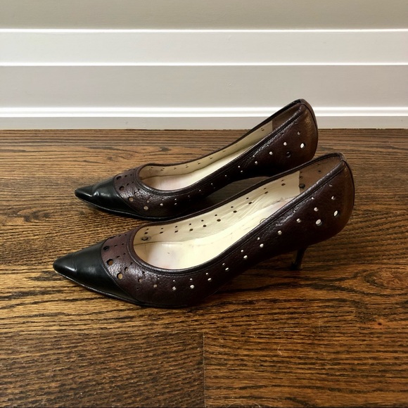 💠 Vintage CHANEL Pumps 39.5 - Picture 2 of 9